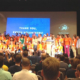 WordCamp Europe in Sevilla - Freiwillige auf der Bühne