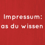 Impressum für Webseiten – alles was du wissen musst!